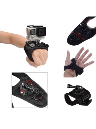 Поворотное крепление-перчатка на руку, кисть для экшн камер GoPro, Xiaomi, SJCAM, Sony 