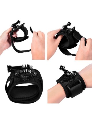 Поворотное крепление на руку, запястье для экшн камер GoPro, Xiaomi, SJCAM, Sony 