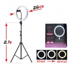 Кільцева лампа Ring Fill Light 26см на штативі (2,1м)