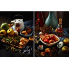 Марля крашеная цветная для предметной фотосъемки (фотофон из марлевого отреза 50х80 см)