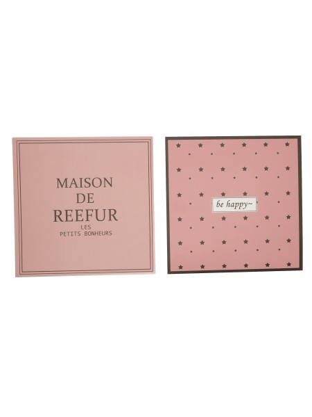 Листівка 13х13см (напис 'Maison de reefur' + напис 'be happy')