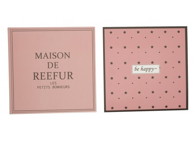 Листівка 13х13см (напис 'Maison de reefur' + напис 'be happy')