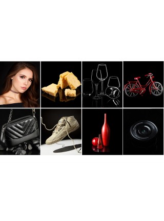 Безбликовый черный фотофон 2 х 1,5м Велюр ultra black
