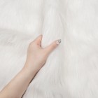 Меховый фотофон 50 х 40 см Белый