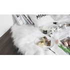 Меховый фотофон 50 х 40 см Белый