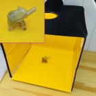 Фотобокс Puluz PU5041B 40x40x40см с кольцевой подсветкой + 6 фонов (лайтбокс для предметной макро съемки)