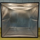 Фотобокс Puluz PU5041B 40x40x40см с кольцевой подсветкой + 6 фонов (лайтбокс для предметной макро съемки)
