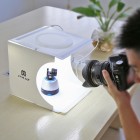 Фотобокс Puluz PU5022 24*23*22см, 2 LED стрічки, 6 фонів