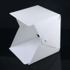 Фотобокс з підсвічуванням, 24 см, 6 фонів, 2 Led стрічки (лайтбокс, фотокуб, lightbox, портативна міні фотостудія, лайткуб)