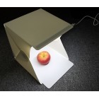 Фотобокс с подсветкой 24 см, 2 фона. (лайтбокс, фотокуб, lightbox, портативная мини фотостудия, лайткуб)