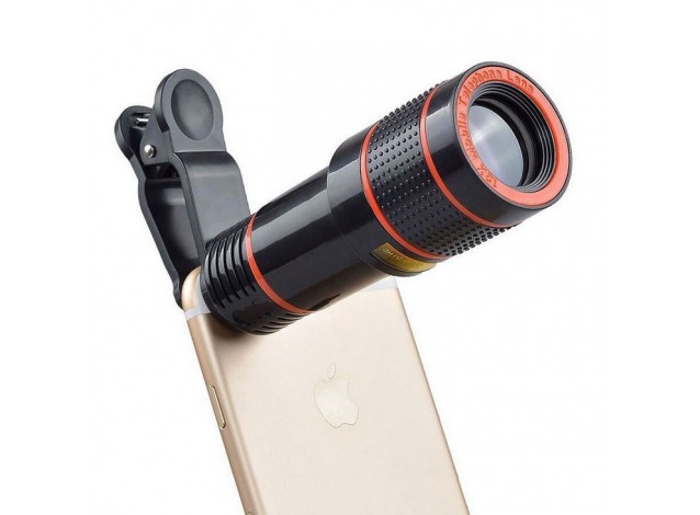 Объектив-телескоп смарт-линза для телефона 12x Zoom Mobile Phone