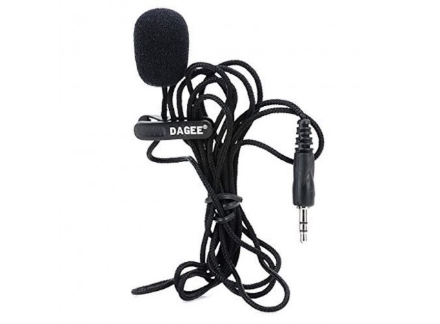 Петлічний мікрофон Dagee DG-001 MIC для диктофона, комп'ютера, камери, телефону